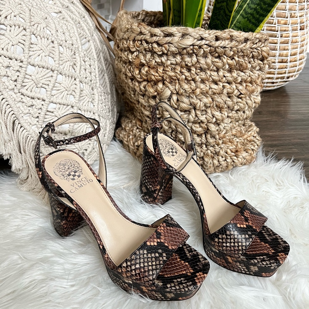 Vince Camuto chunky heels